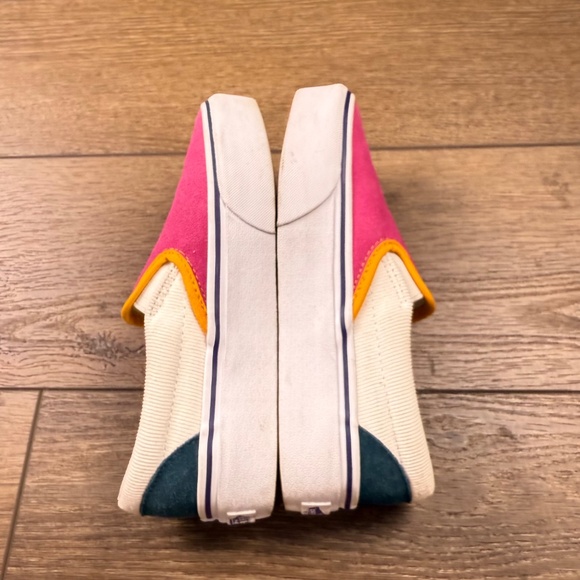Vans Classic Slip-On Platform Shoes Colorblock Multi Pink, Size 5.5 Women's - Picture 6 of 10